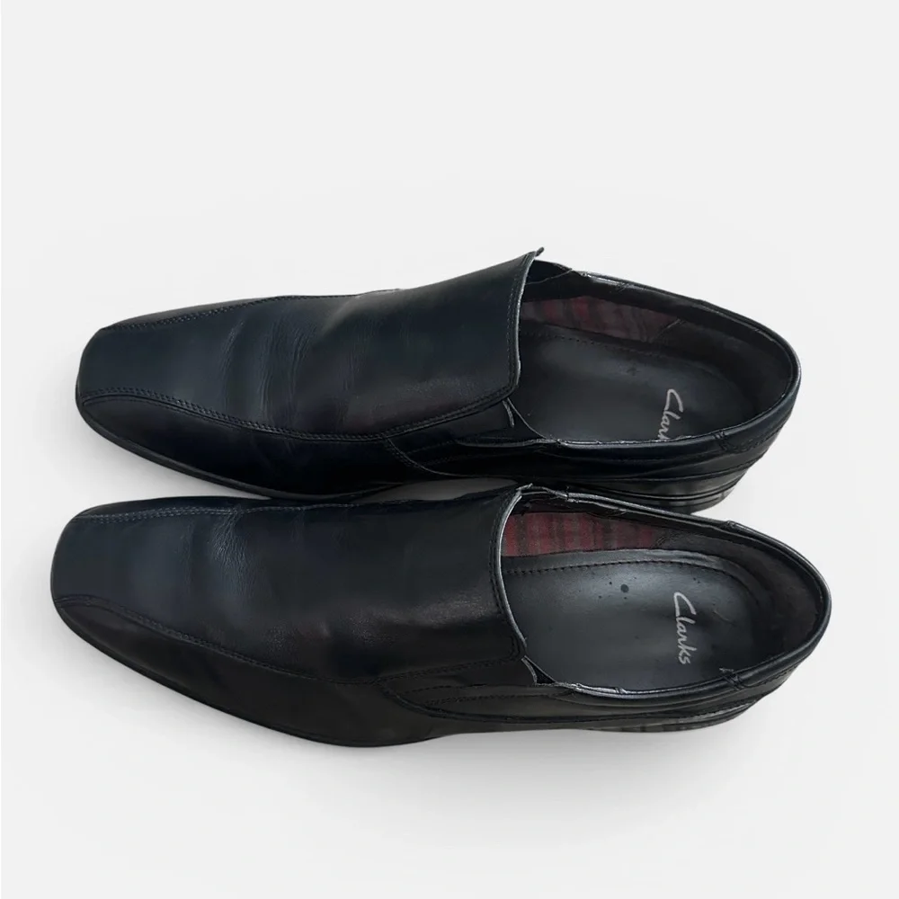 Clark’s Leather‎ Loafers Dress Shoes Black Mens 12